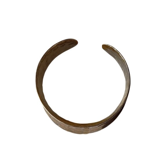 Vintage Gold Tone Bangle Bracelet Cuff Bracelet - Picture 14 of 14